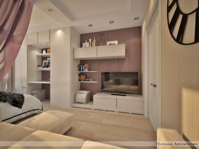 Спальня 13 кв. м.: реальные фото дизайна интерьера прямоугольной спальни с балконом