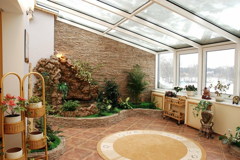 Как сделать зимний сад, пристроенный к дому, своими руками: фото и видео строительства зимнего сада