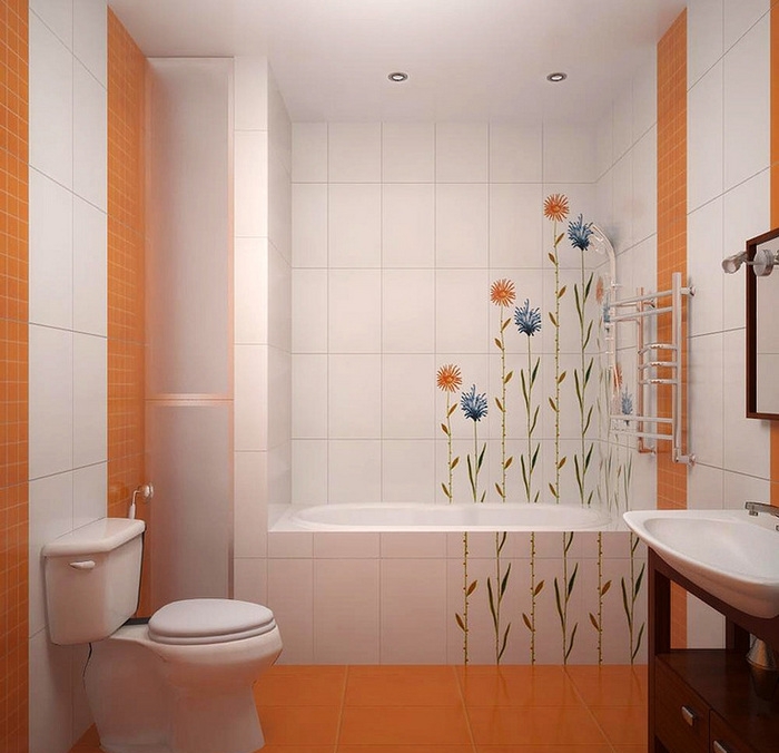 Выбираем плитку для маленькой ванной комнаты: оптимальный размер и подбор цвета