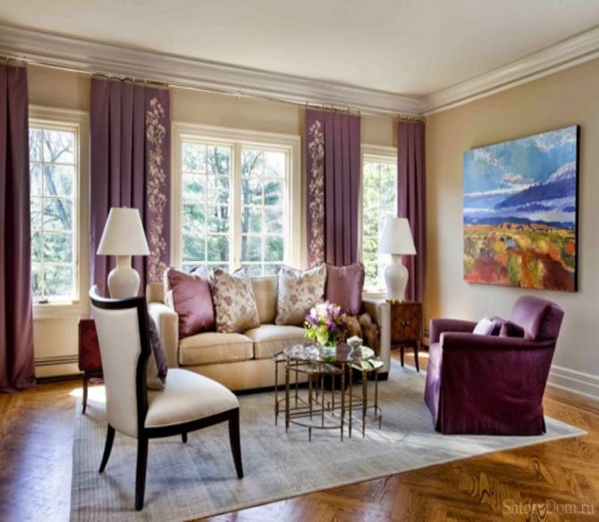 Как подобрать шторы в гостиную по цвету обоев и мебели: основные приемы выбора