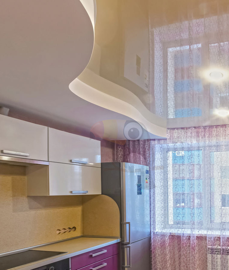 Как делать двухуровневые потолки из гипсокартона с подсветкой