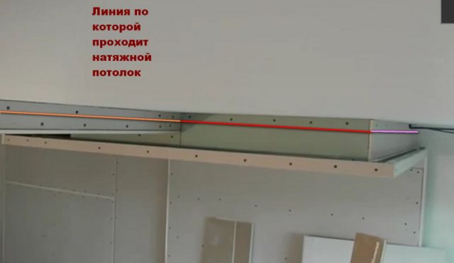 Как установить натяжные потолки если одна перегородка из гипсокартона