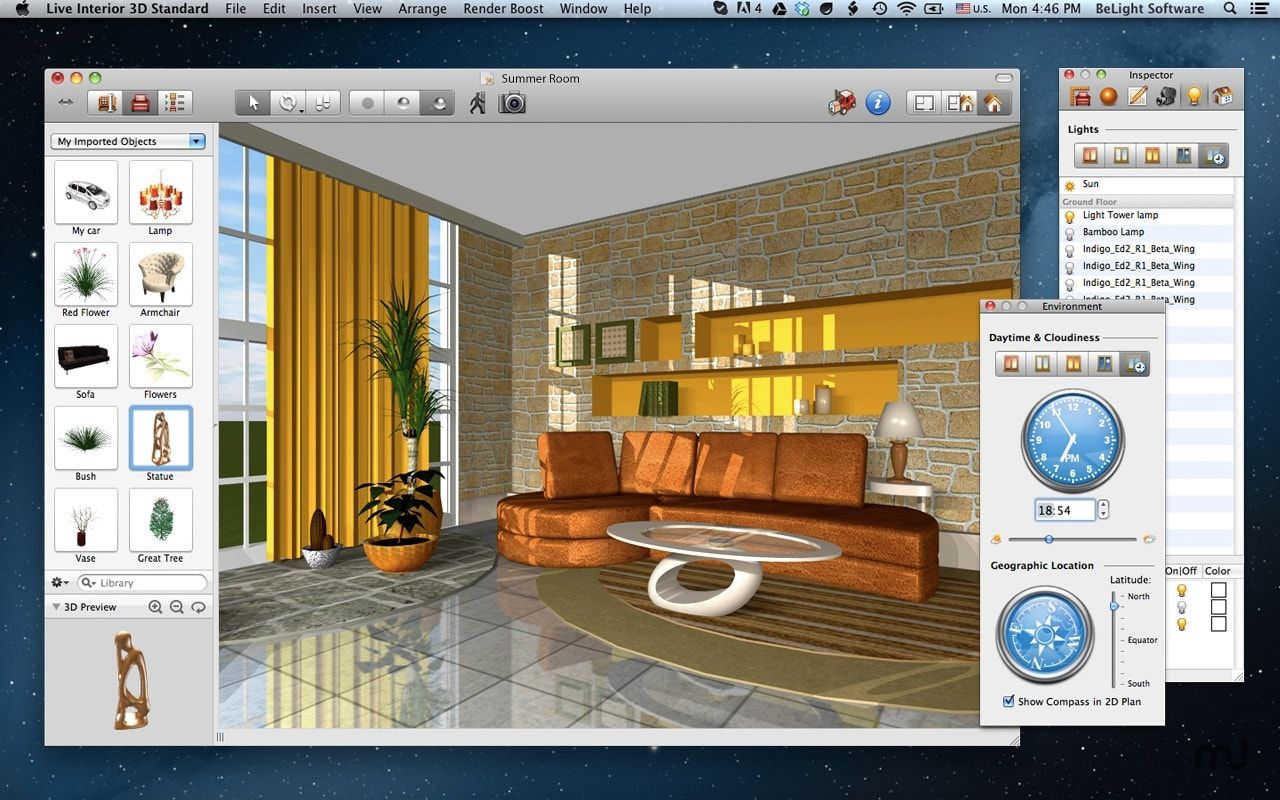 Как сделать дизайн-проект комнаты в программе - дизайн интерьера 3d
