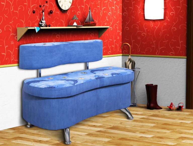 Как подобрать диван в прихожую - выбор материала, стиля и цвета мебели ????