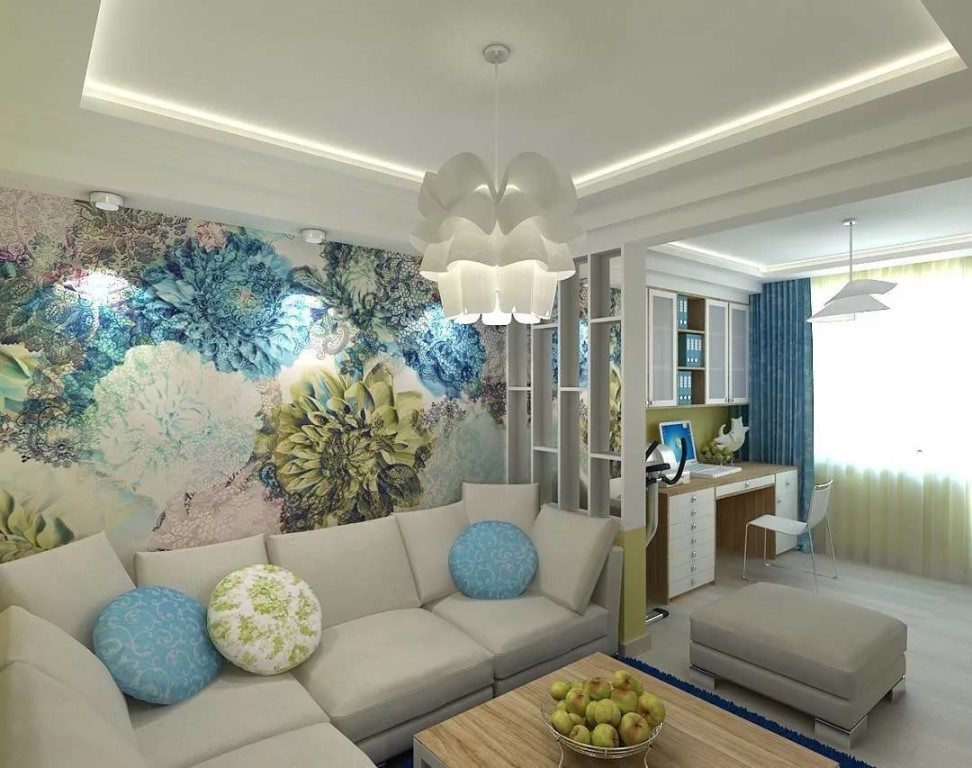 Гостиная, совмещенная со спальней — красивые идеи и примеры стильного оформления совмещённых комнат (120 фото)