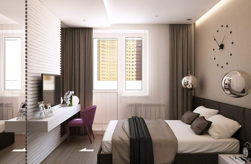 Дизайн спальни 10 кв м – фото реальных интерьеров спален