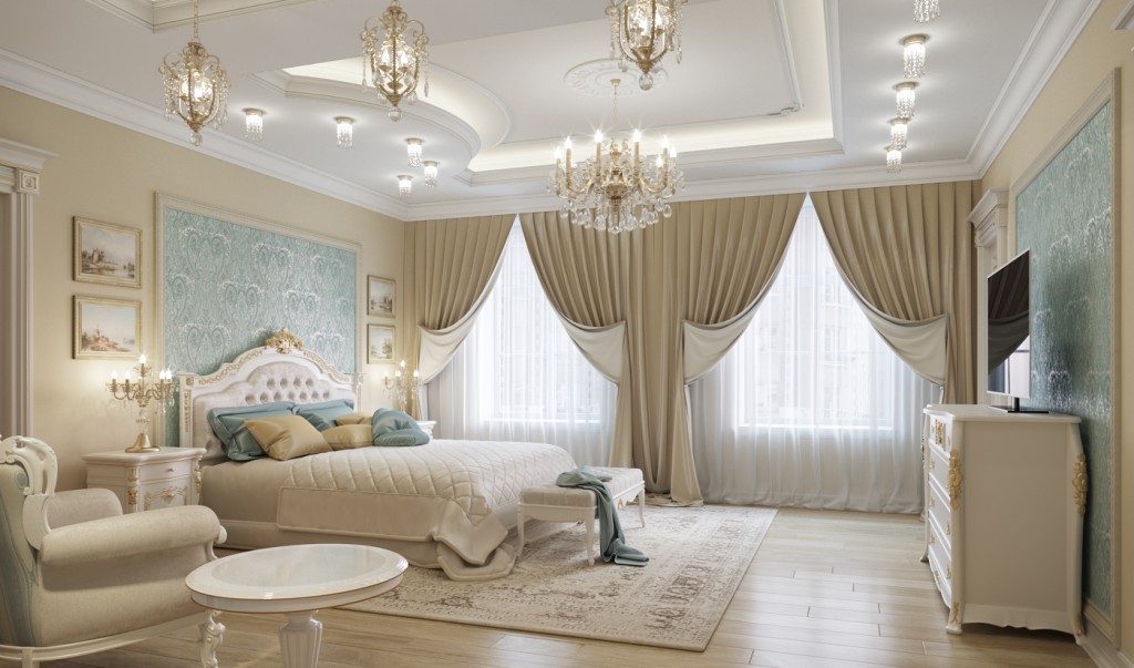Спальня в классическом стиле – 100 фото современного оформления дизайна