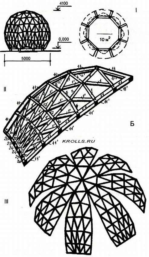 Купольная теплица своими руками чертежи и размеры