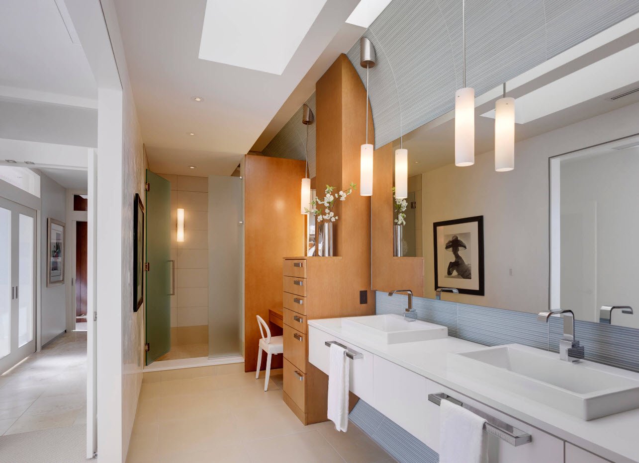 Светильники для ванной - обзор лучших моделей, идеальные решения и советы по выбору освещения (140 фото)