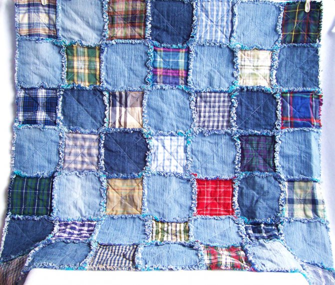 Одеяло из лоскутков своими руками: схемы и пошаговые инструкции, как сделать из джинс и объемное