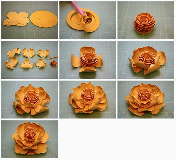 Розы из бумаги своими руками: пошаговая инструкция (190+ фото)