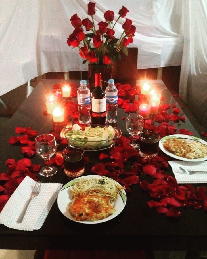 Вкусные идеи для романтического ужина для двоих дома