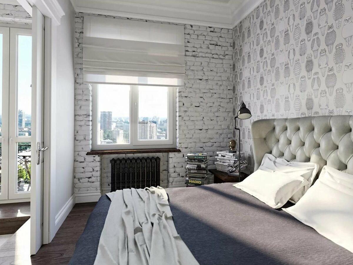 Обои в интерьере спальни: отделка стен и 100+ идей дизайна на фото