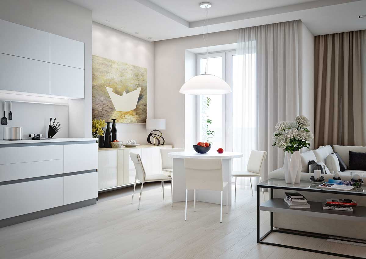 Белый цвет в интерьере квартиры фото дизайна