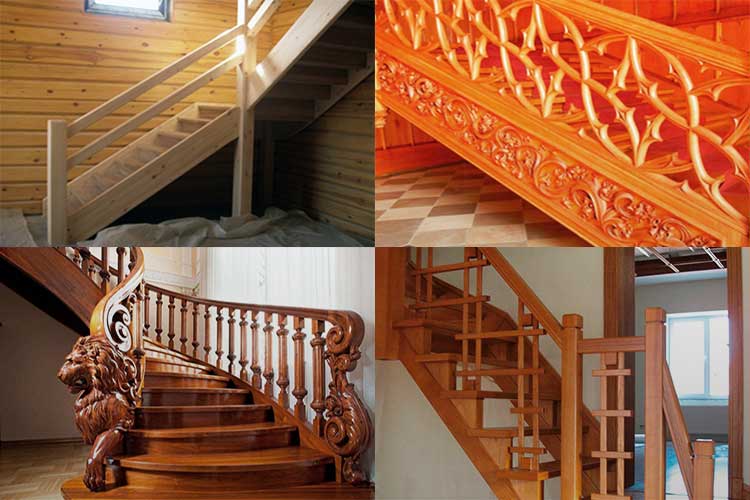Делаем перила для лестниц дачного дома: 5 материалов