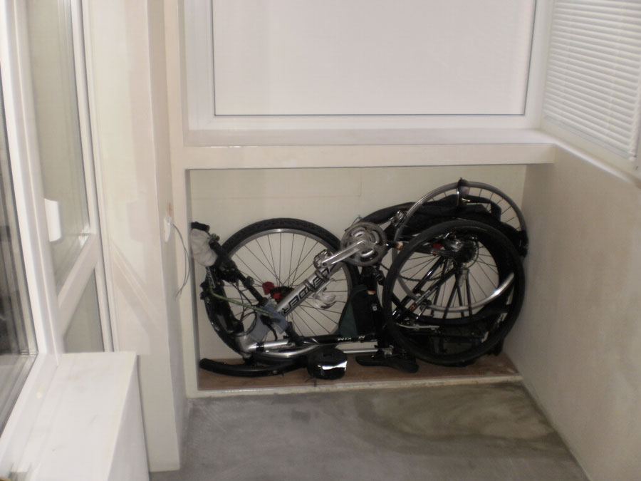 Как хранить велосипед зимой: на балконе, в гараже, в квартире | sovetguru