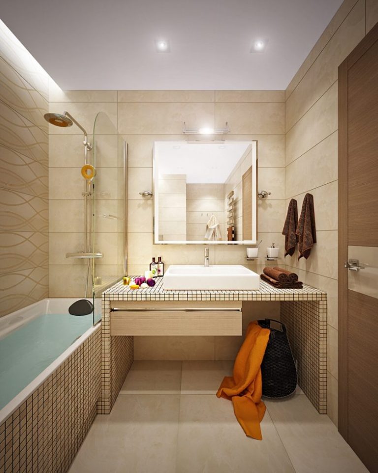 Дизайн ванной комнаты 4 кв м — 100 современных фото идей 2019 года