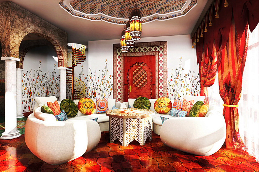 Марокканский стиль в дизайне интерьера | современные идеи обустройства
