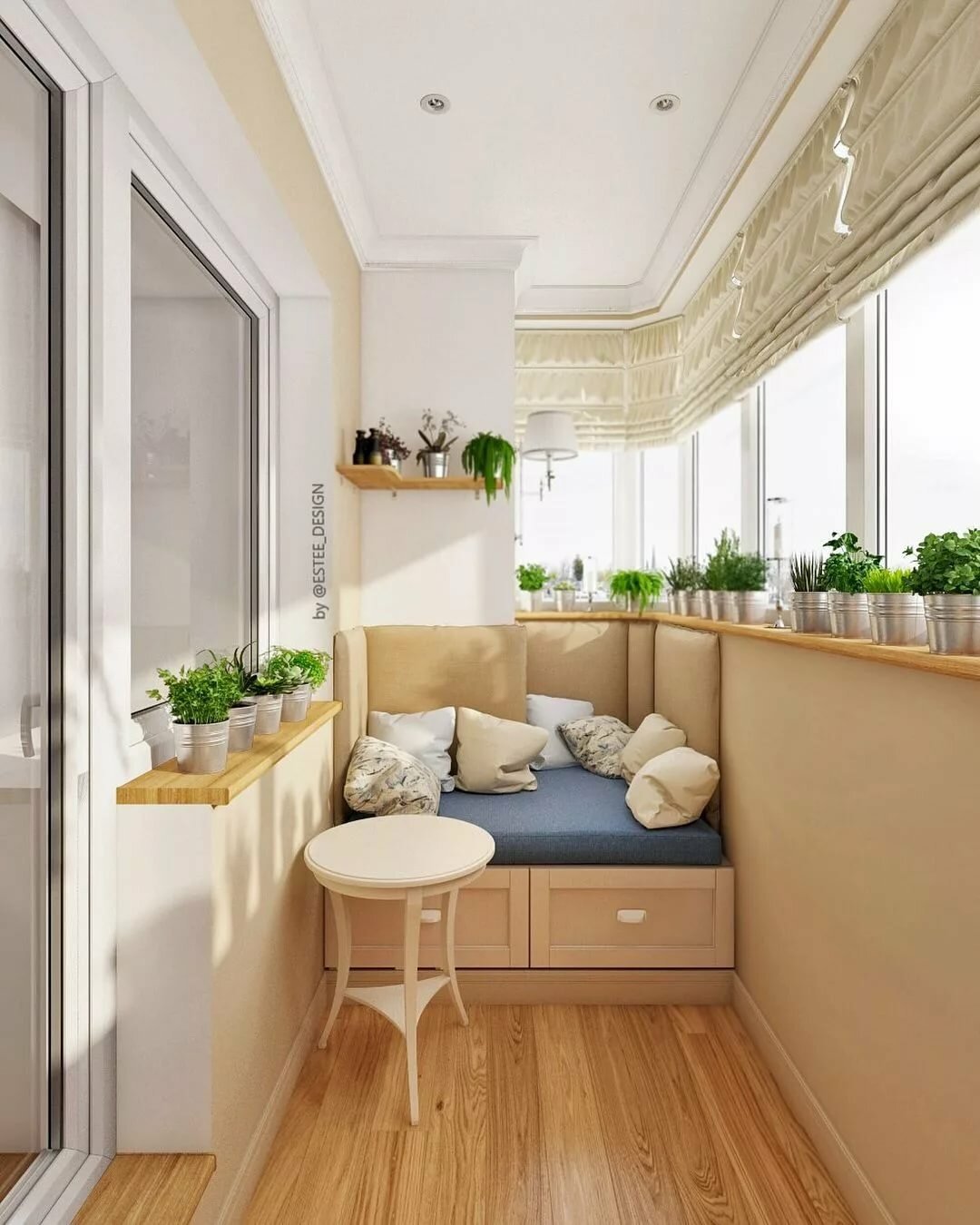 Интерьер балкона в квартире – впечатляющие идеи на 75 фото