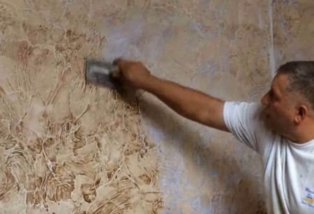 Венецианская штукатурка для внутренней отделки стен своими руками пошагово для новичков видео и фото