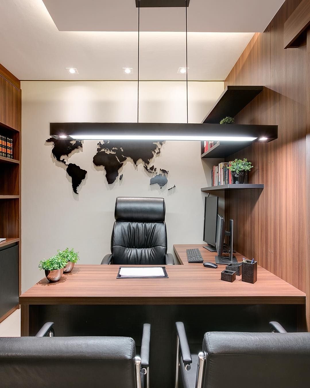 Дизайн офиса: примеры стильных интерьеров и советы по их оснащению (90 фото)