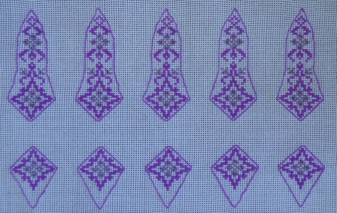 Вышивка крестом бискорню со схемами и описанием изготовления разных форм