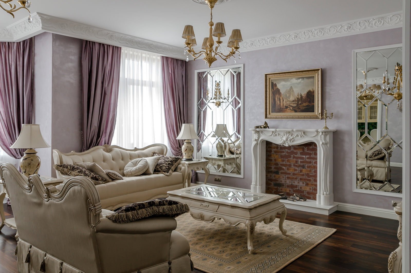 Гостиная в классическом стиле: общие тенденции, фото интерьеров с подходящей мебелью и цветовыми решениями