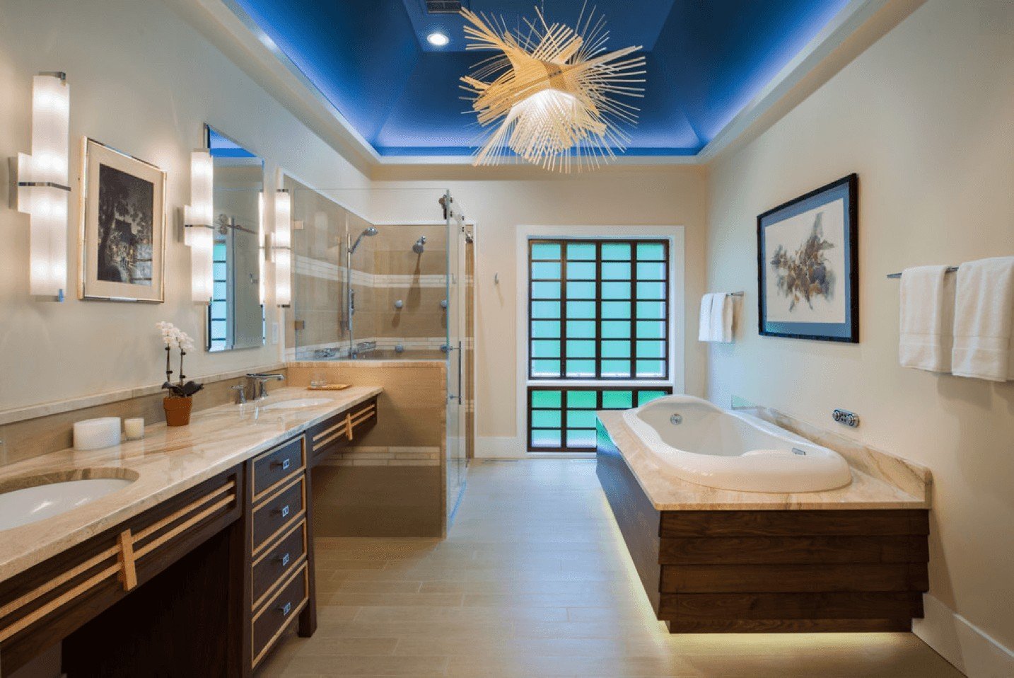 Потолок для ванной комнаты: выбираем какой лучше