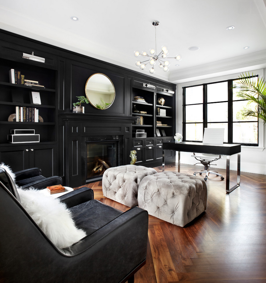 Черная спальня - 160 фото необычного дизайна в современном стиле