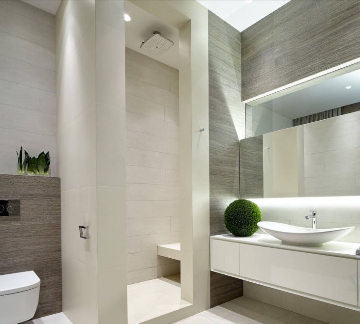 Дизайн ванной комнаты маленького размера: фото и примеры