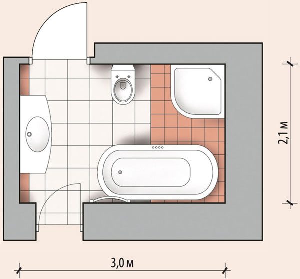 Ванная совмещенная с туалетом, душевой кабиной совмещенной с туалетом: фото, размеры санузла в частном доме, планировка хрущевки
