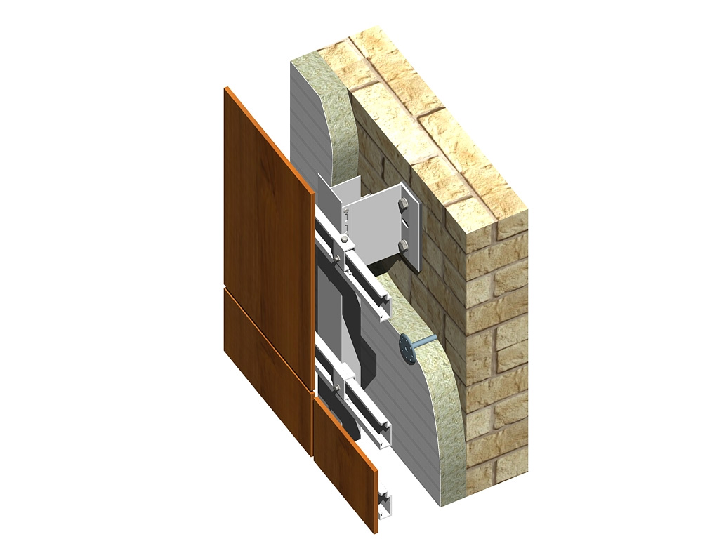 Вентилируемый фасад проект