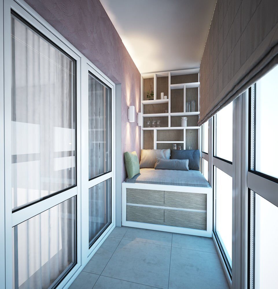 Шкаф на балкон или лоджию: интересные идеи, шкаф-купе, встроенный
