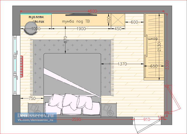 Особенности планировки и дизайна спальни 15 м²