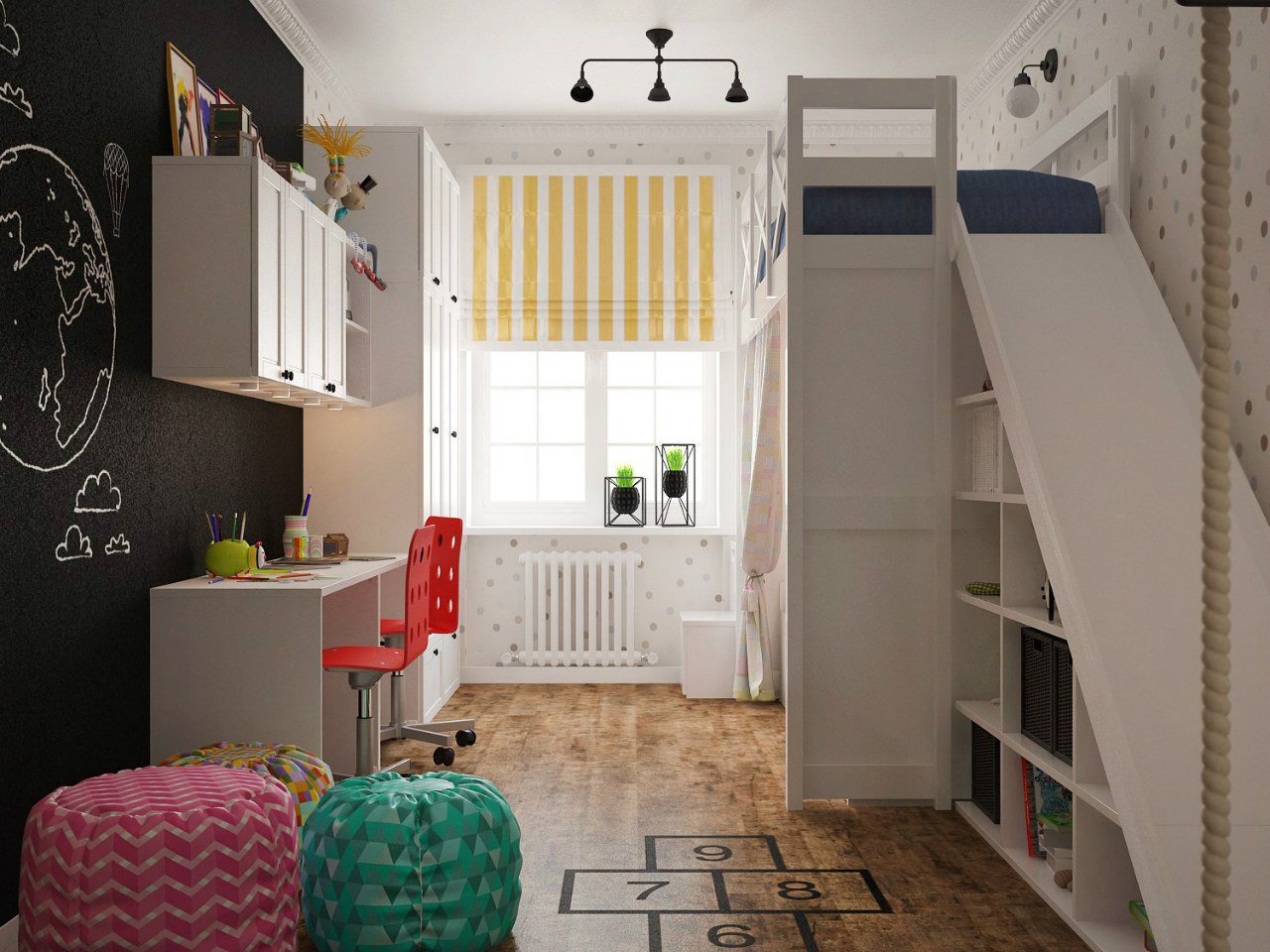 Основы декорирования детской комнаты
