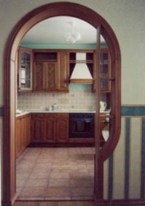 Оформление дверного проема без двери: чем отделать и как декорировать переход из коридора в кухню
 - 38 фото