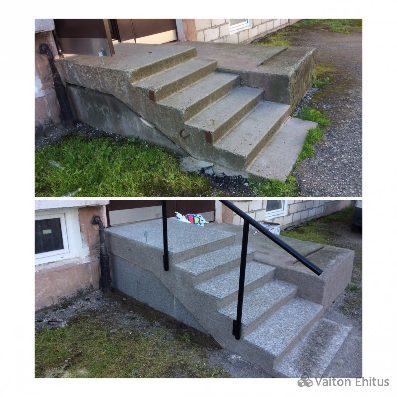 Лестницы: ремонт бетонных ступеней, выравнивание и реставрация