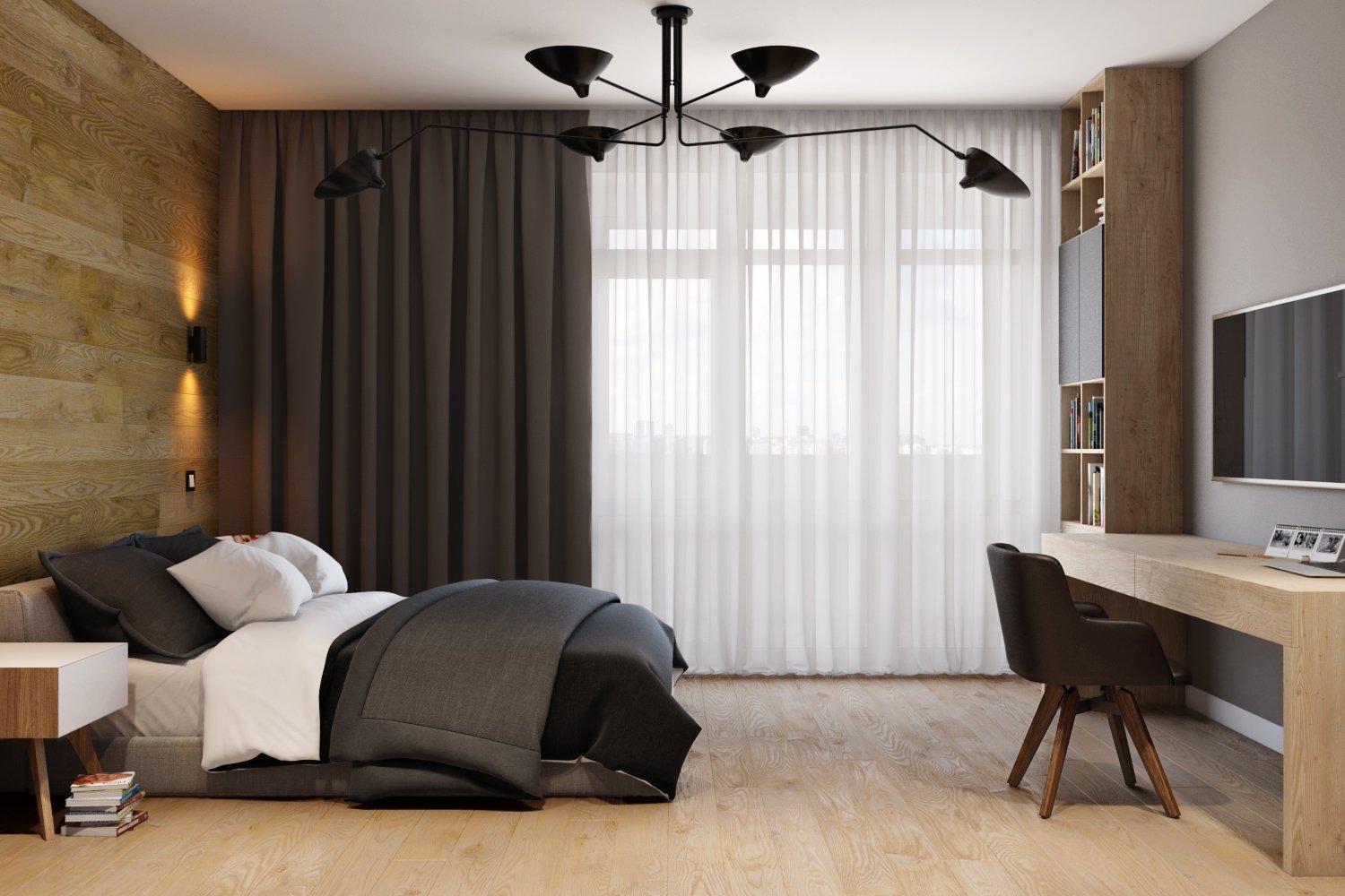 Спальня в стиле минимализм: тонкости декора