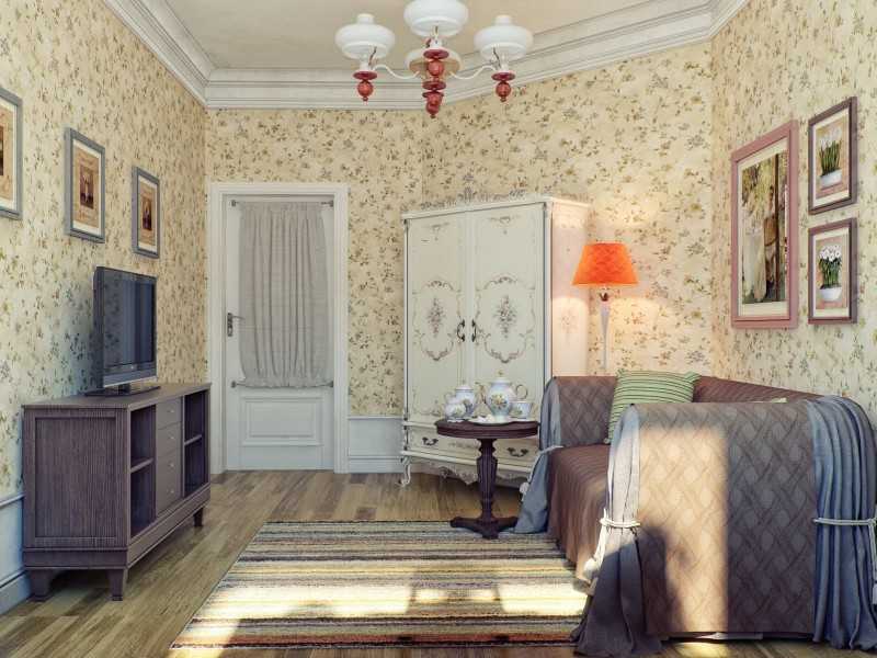 Французская провинция у вас в квартире // обои в стиле прованс: 3 способа отделки стен и 6 идей утилизации остатков