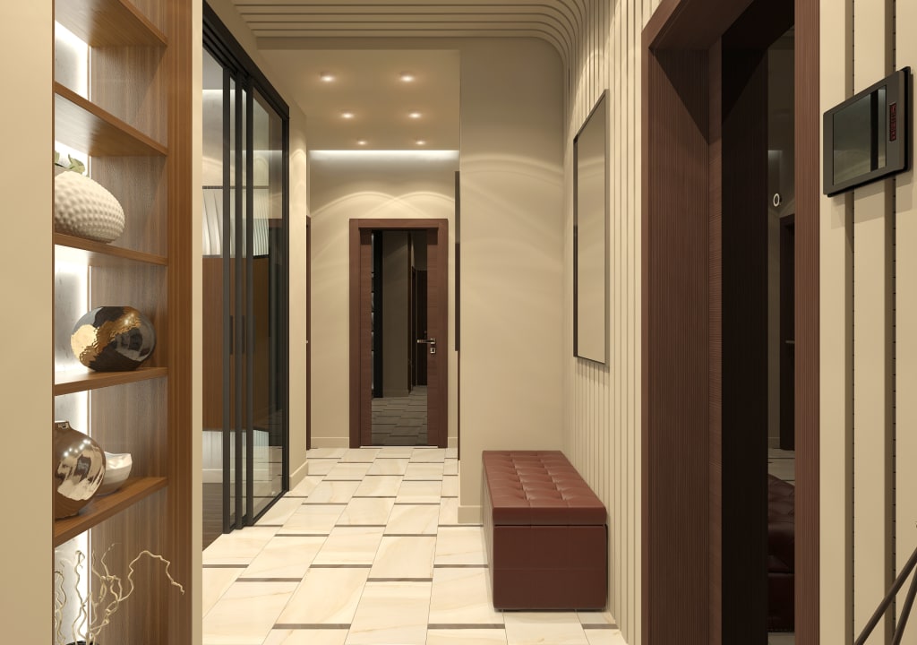 Стильный дизайн коридора в 19 вариантах