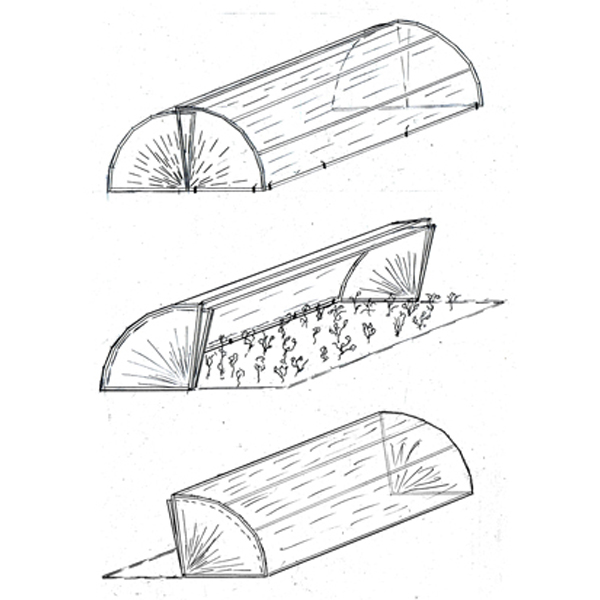 Чертежи маленьких парников