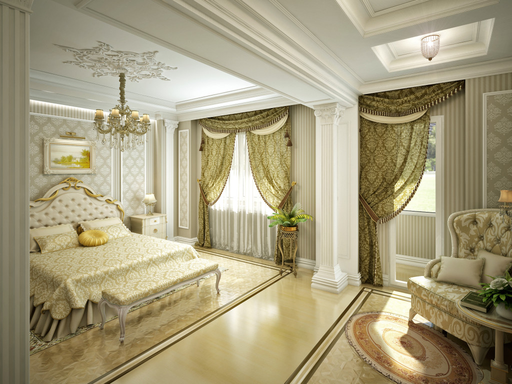 Дизайн спальни в классическом стиле - 70 фото интерьеров