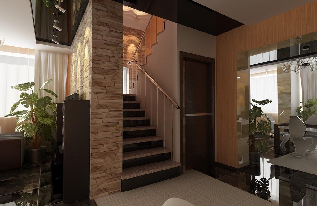 Красивое крыльцо: современный дизайн, оформление в частном доме, бюджетный вариант из металла и дерева
 - 35 фото