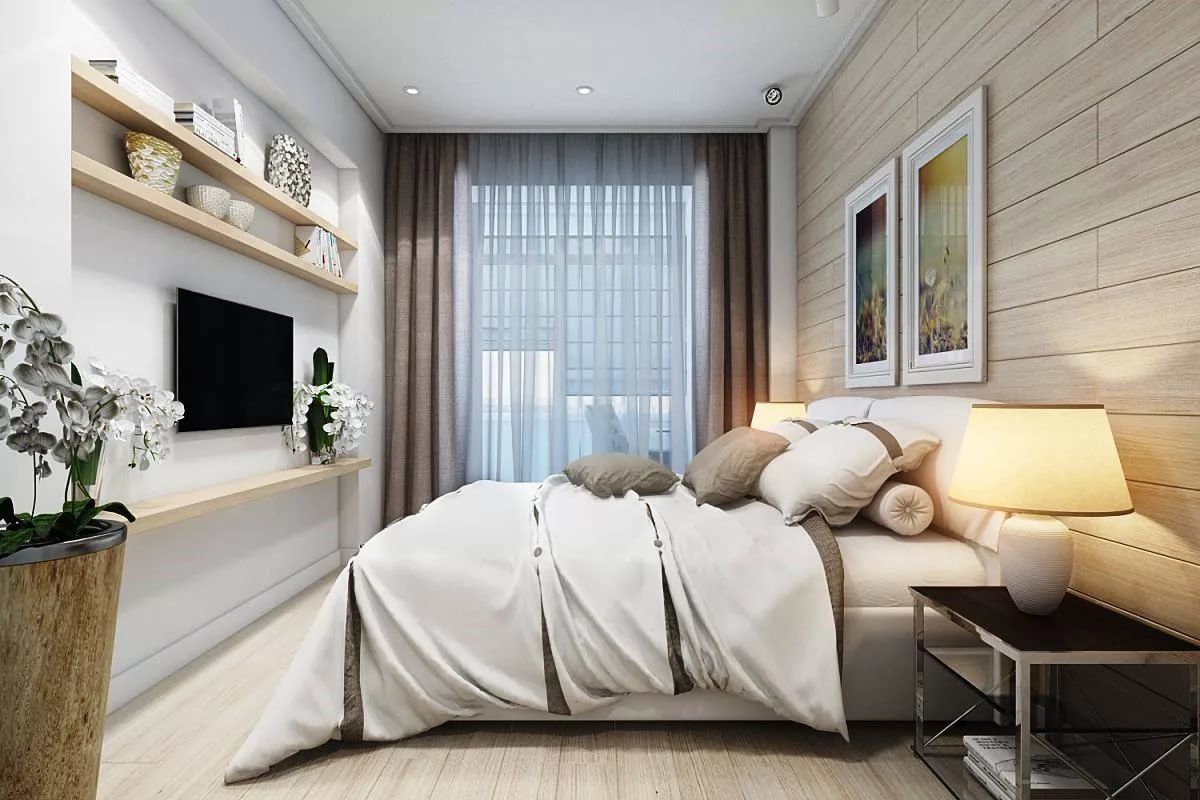 Дизайн узкой спальни | домфронт