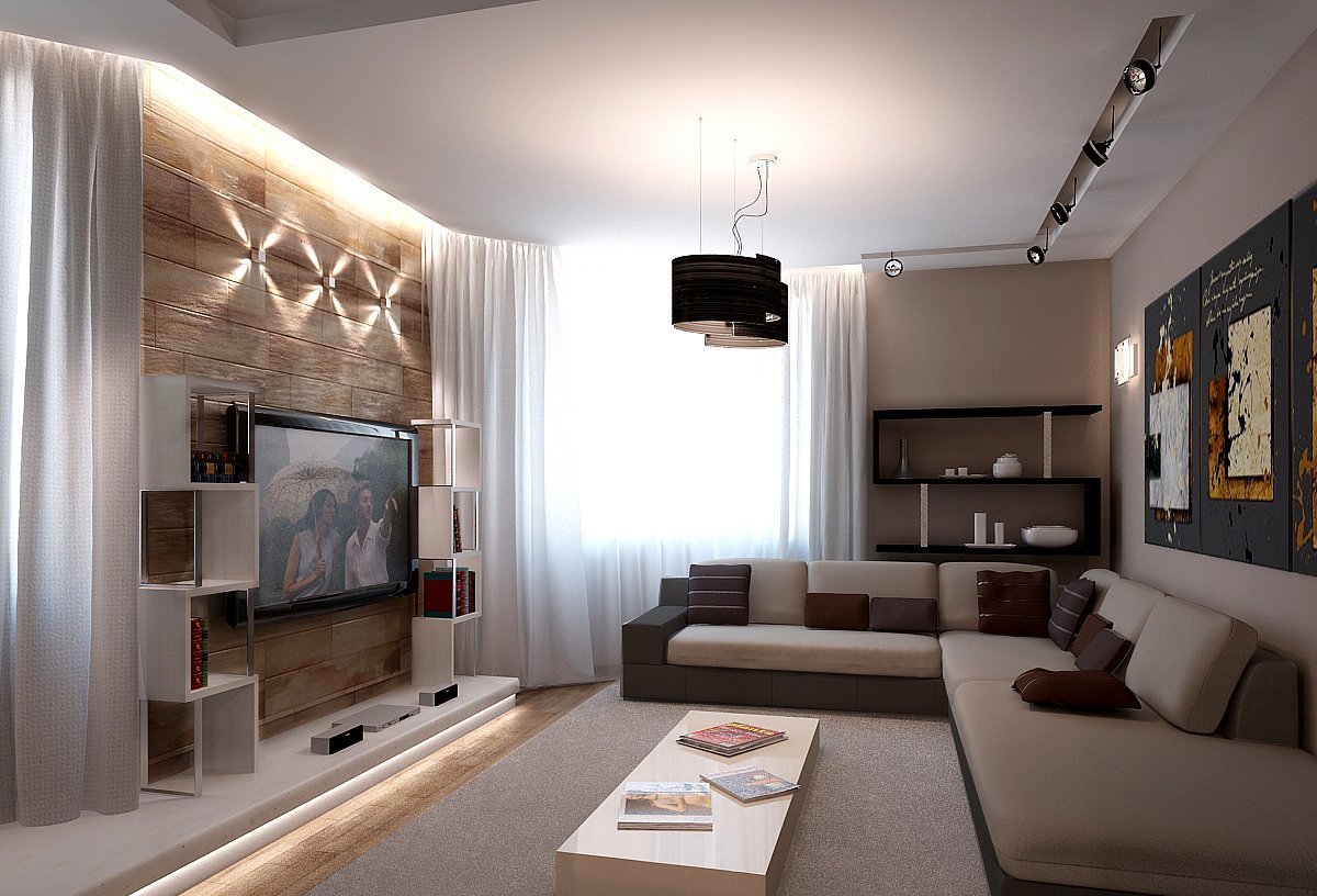 Дизайн интерьера гостиной 19 кв м (фото): красивые идеи