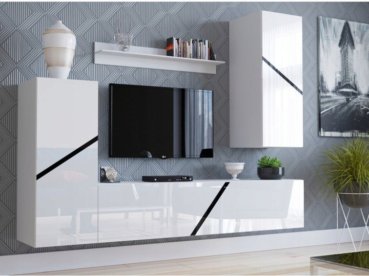 Белая мебель для гостиной в 2022 году (100 фото): современные белые стенки