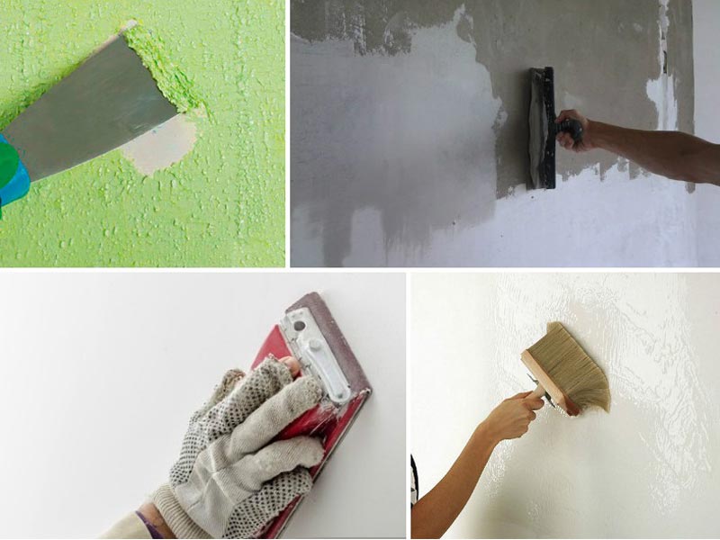 Как шпаклевать стены своими руками видео под покраску видео