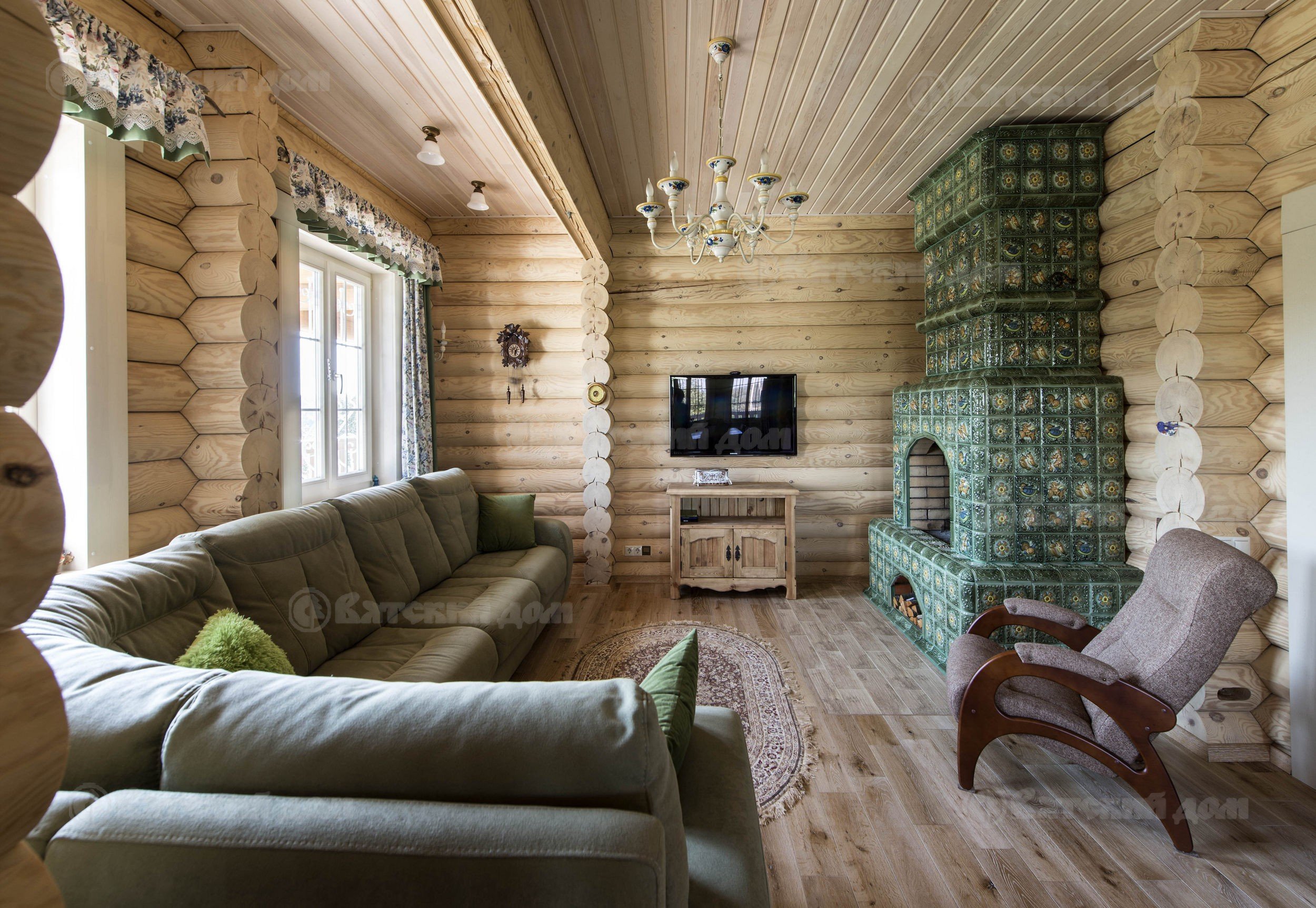 Внешняя и внутренняя отделка деревянного дома.