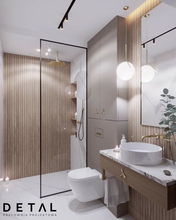 Ванная комната в скандинавском стиле (70 фото) - дизайн интерьера, идеи ремонта и отделки
