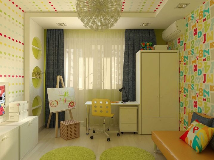 Обои в детскую комнату для девочек: 68 современных идей, фото в интерьере